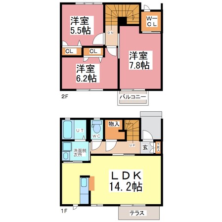 ファミール藤の物件間取画像